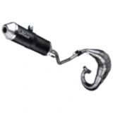 Schalldämpfer X - Fight Black Edition passend für: Derbi Senda, Dekker