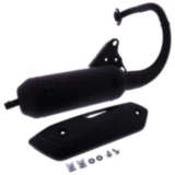 Schalldämpfer Silent Pro TECNIGAS Black Edition passend für: Peugeot Speedfight, TKR, Elystar