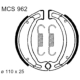 Bremsbacken mit Feder TRW Alternative: 7379217 passend für: Yamaha CW, YN, CS, PW