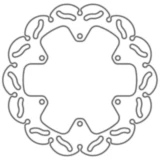 Bremsscheibe starr racing TRW passend für: Husqvarna FE, FC, TE, TC, Husaberg FE, FS, TE, FC