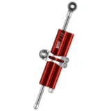 Lenkungsdämpfer YSS 75 mm rot Klemme A passend für: BMW R, F 800, S, Kawasaki ZX - 10R, Ninja, ZZR