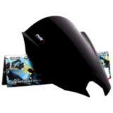 Racingscheibe Puig für Motorräder schwarz