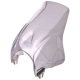 Scheibe Plus Puig rauchgrau passend für: Honda CB, CBF, CLR, Kawasaki W, Z, ZR, ER