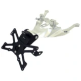 Nummernschildhalter Evotech silber passend für: Honda X - ADV