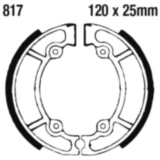Bremsbacken mit Feder EBC passend für: Aprilia Habana, Habana/Mojito