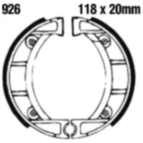 Bremsbacken mit Feder EBC gerillt passend für: Zündapp ZD (20, 40, 10, 30)
