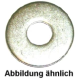 Unterlegscheibe M6 verzinkt für Motorräder