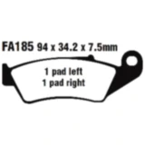 Bremsklotz Sinter EPFA EBC passend für: Honda CRF, XR, CR, Beta RR, Xtrainer, RX