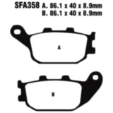 Bremsklotz Sinter HH Scooter EBC passend für: Honda NSS