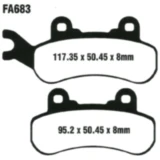 Bremsklotz Standard EBC passend für: CAN - AM Outlander 7370183
