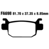 Bremsklotz Standard EBC passend für: Benelli Leoncino, BN, TRK (502, 702, 251)