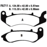 Bremsklotz Semi - Sinter V EBC passend für: Benelli TNT, Lexmoto Tempest