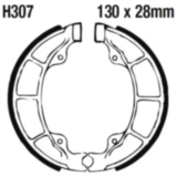 Bremsbacken mit Feder EBC gerillt passend für: SYM Symphony, Jet14, X - Pro