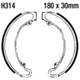 Bremsbacken mit Feder EBC passend für: Honda CB, CL, SL