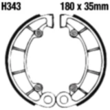 Bremsbacken mit Feder EBC gerillt passend für: Honda VT, TRX, VF