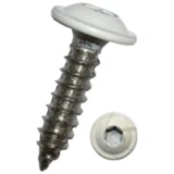 Blechschraube mit Bund 4.8X19 TORX weiß A2 RAL9010