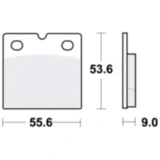 Bremsklotz Sinter vorne TRW Alternative: 7328909 passend für: BMW R, K