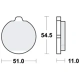 Bremsklotz Standard TRW Alternative: 7326739 passend für: Kawasaki Z, Z/ZG