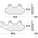 Bremsklotz Sinter SI TRW Alternative: 7377096 passend für: Triumph Speed Triple, Bonneville, Thruxton