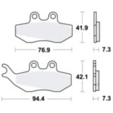 Bremsklotz Standard TRW Alternative: 7378698 passend für: AJP PR3, PR4