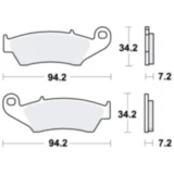 Bremsklotz Standard Offroad TRW Alternative: 7375439 passend für: Honda CRF, XR, CR
