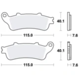 Bremsklotz Sinter vorne TRW passend für: Honda ST