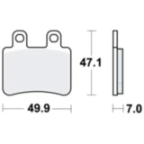 Bremsklotz Scooter TRW Alternative: 7320549 passend für: Peugeot Satelis, Geopolis, Elystar