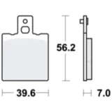 Bremsklotz Sinter SI TRW Alternative: 7323942 passend für: Ducati Monster, Supersport, 916
