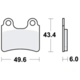 Bremsklotz Standard TRW Alternative: 7323264 passend für: Beta Evo, RR, REV3