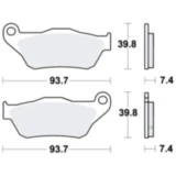 Bremsklotz Standard TRW Alternative: 7320563 passend für: Yamaha YP, MBK YP