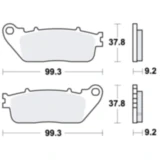 Bremsklotz Sinter hinten TRW Alternative: 7322654 passend für: Honda CB, VFR