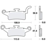 Bremsklotz Standard TRW Alternative: 7370030 passend für: Yamaha HW, YW