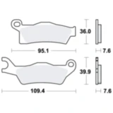 Bremsklotz Sinter SI TRW Alternative: 7370102 passend für: CAN - AM Outlander, Renegade