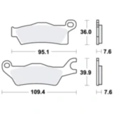 Bremsklotz Sinter SI TRW Alternative: 7370102 passend für: CAN - AM Outlander, Renegade 7870025