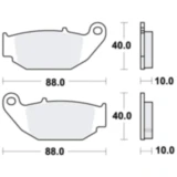 Bremsklotz Standard TRW Alternative: 7326414 passend für: Honda CBR, CRF, MSX