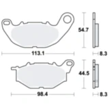 Bremsklotz Sinter TRQ für sportliche Fahrer