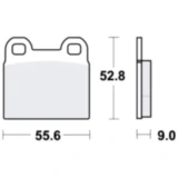 Bremsklotz Standard TRW Alternative: 7326697 passend für: BMW R