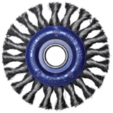 Rundbürste gezopft 125 mm für Winkelschleifer