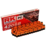 RK Standardkette Orange 420 SB für Motorräder