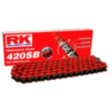 RK Standardkette rot 420 SB Meterware ohne Schloss