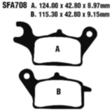 Bremsklotz Carbon Scooter EBC passend für: Honda NSC, EM1