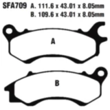 Bremsklotz Standard Scooter EBC passend für: Silence S (01, 02)