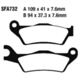Bremsklotz Standard Scooter EBC passend für: Piaggio TPH