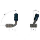 Ringfitting Vario TYP029 10 mm 90+20 SR Edelstahl für Motorräder