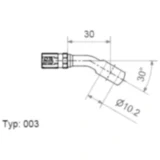 Vario Banjo Fitting TYP003 10 mm 30° Edelstahl