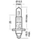 Lampe H1 12V55W Osram JMP 1590093 Alternative: 1590364 passend