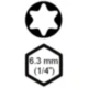 Bit Torx T9 für Schraubendreher 1/4" 25 mm_0
