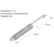 Mittelständer Feder 110 mm für Buzzetti_0