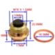 Ölablassschraube magnetisch JMP M18X1. 5 mm mit Dichtring passe
