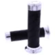 Griffgummi 862 schwarz/chrom D. 24/28 mm geschlossen. passend f